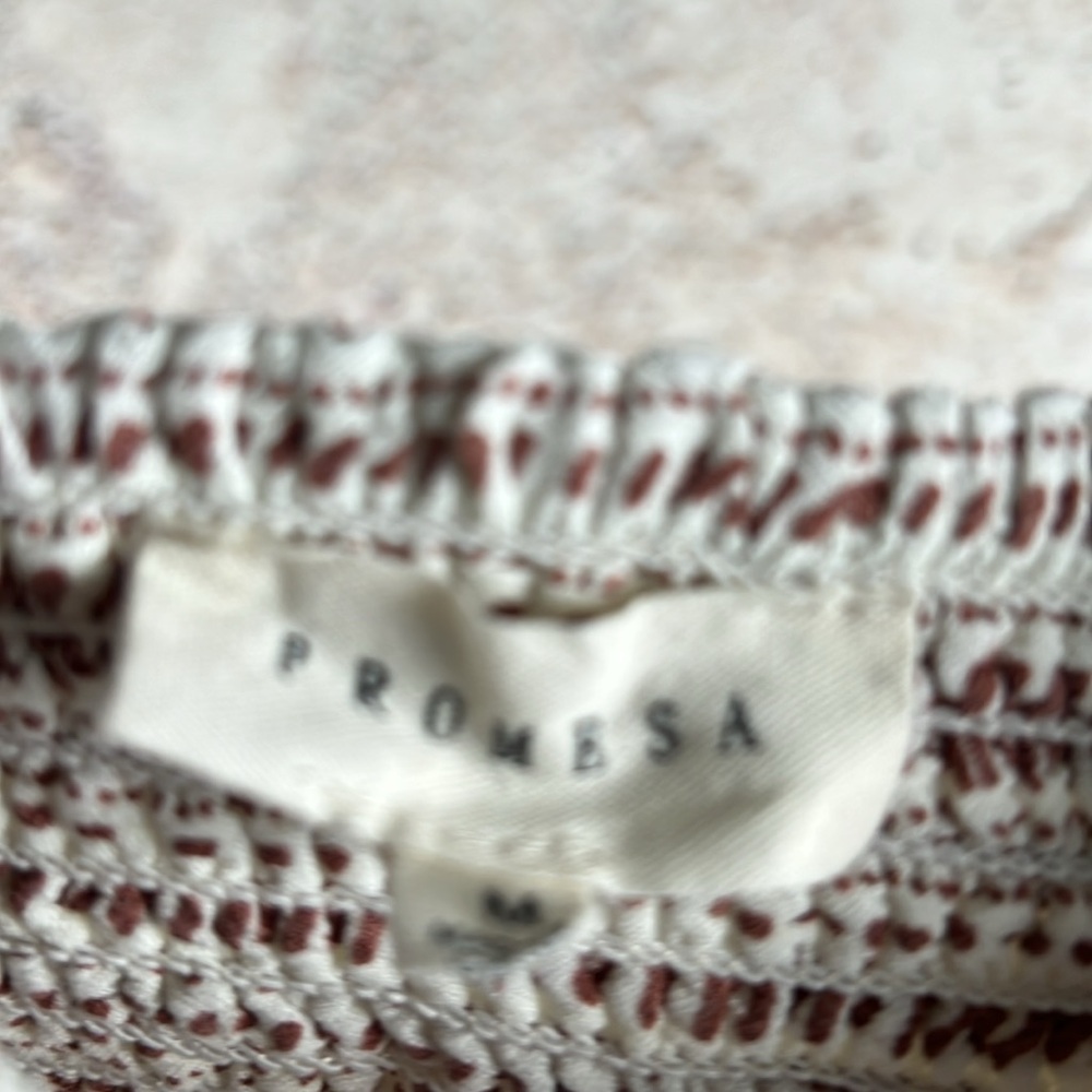 PROMESA USA
ABSTRACT STRIPE DRESS Medium brown & cream A633 - Picture 6 of 8